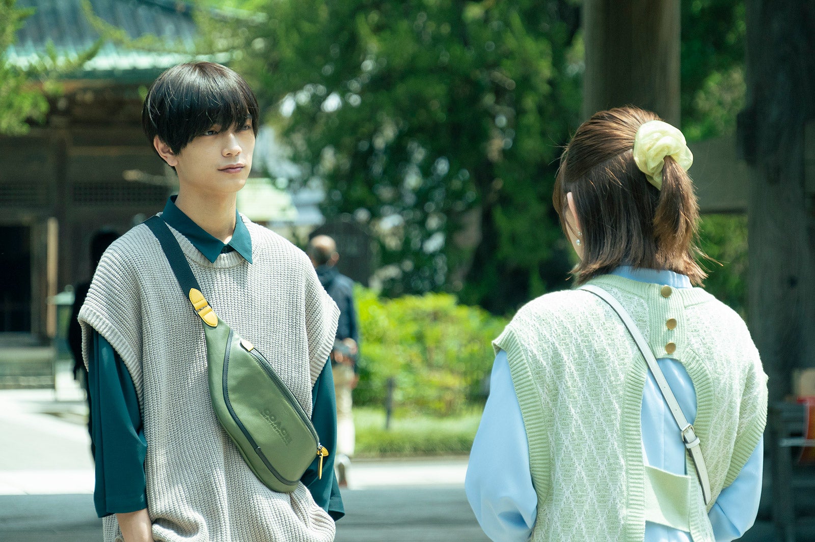 高橋恭平、畑芽育（C）2023「なのに、千輝くんが甘すぎる。」製作委員会（C）亜南くじら／講談社