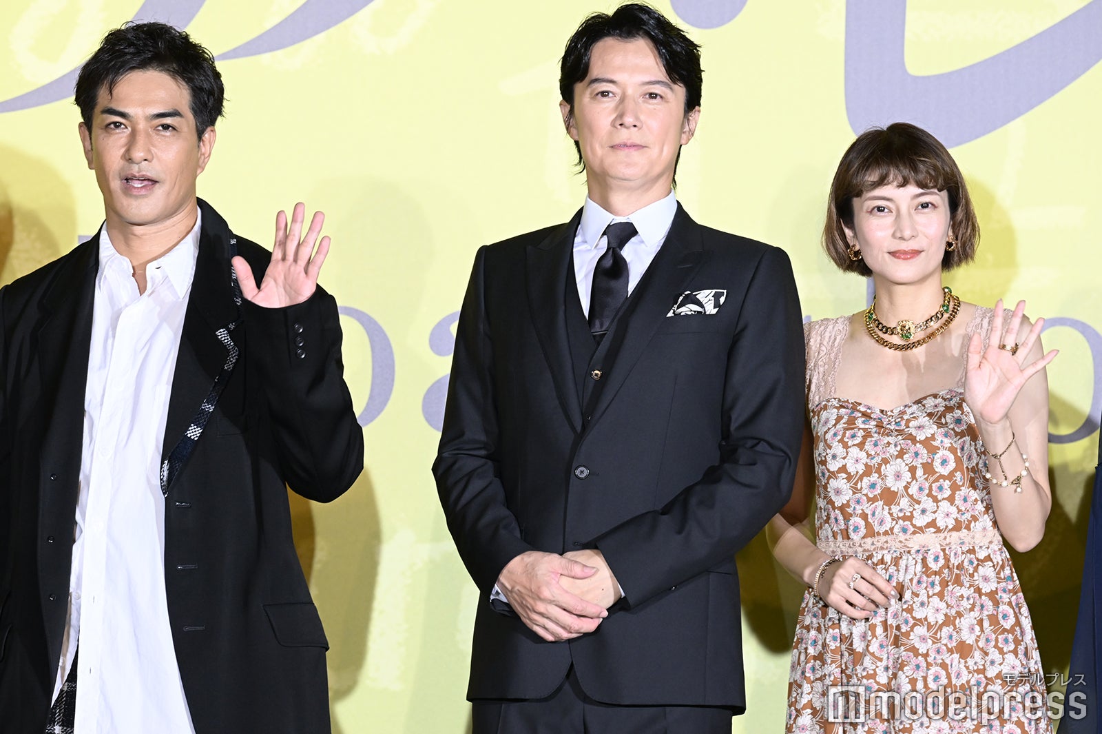 北村一輝、福山雅治、柴咲コウ（C）モデルプレス