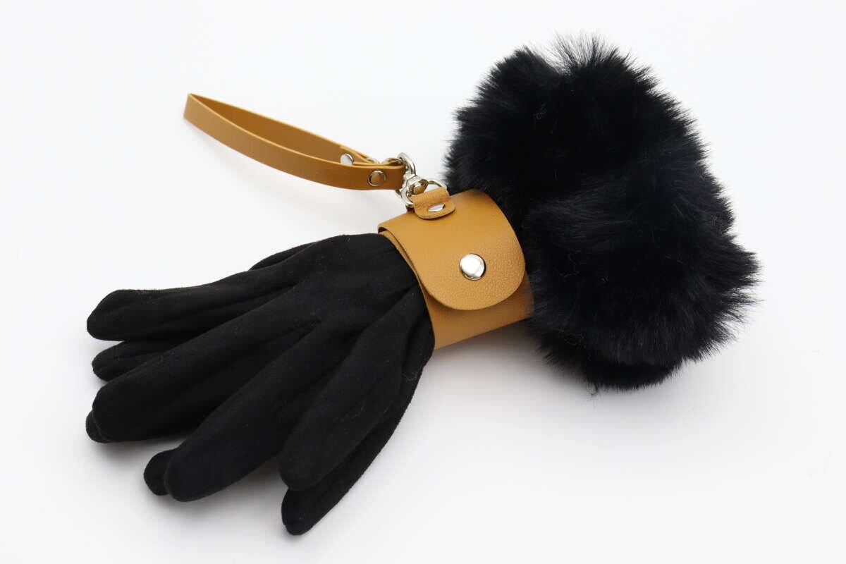 レザー風ジャケットホルダー　ボタンタイプ　使用方法