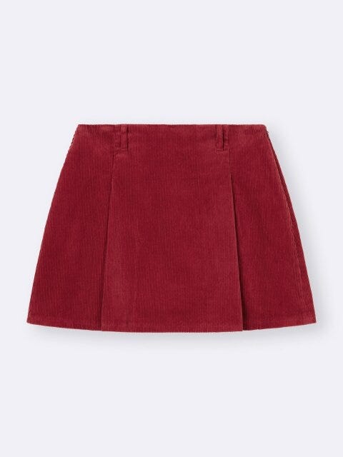 2025冬guレディース値下げコーデュロイスカート