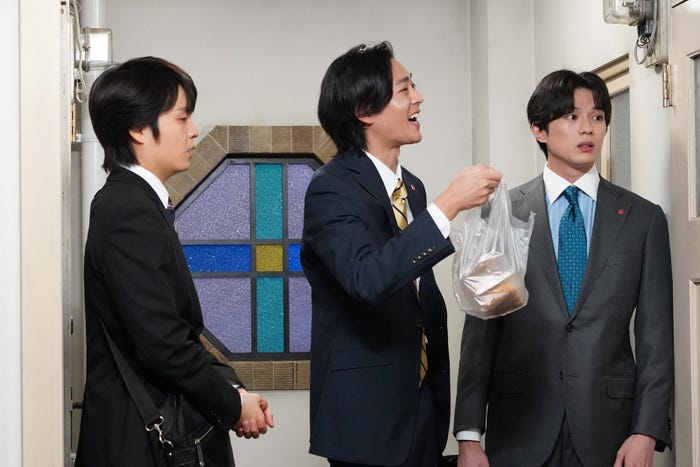 岡山天音、竜星涼、新田真剣佑(C)日本テレビ