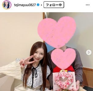 手島優Instagramより