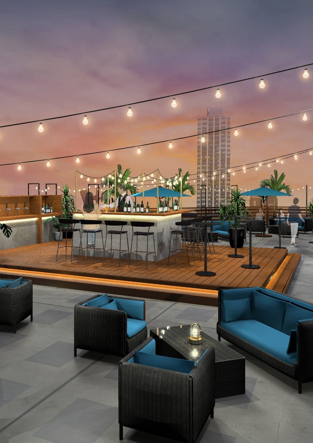 ビアガーデン／画像提供：ヒルトン東京