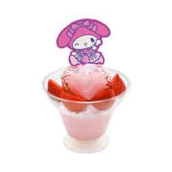 マイメロディのピンクづくし ドーナツと苺みるくプリンの癒しパフエ 950円(C)2025 SANRIO CO., LTD. TOKYO, JAPAN 著作 株式会社サンリオ