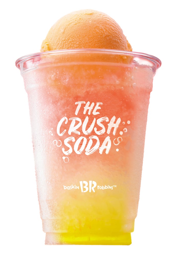 サーティワン「ザ・クラッシュソーダ」新味ピンクグレープフルーツ＆レモネード登場