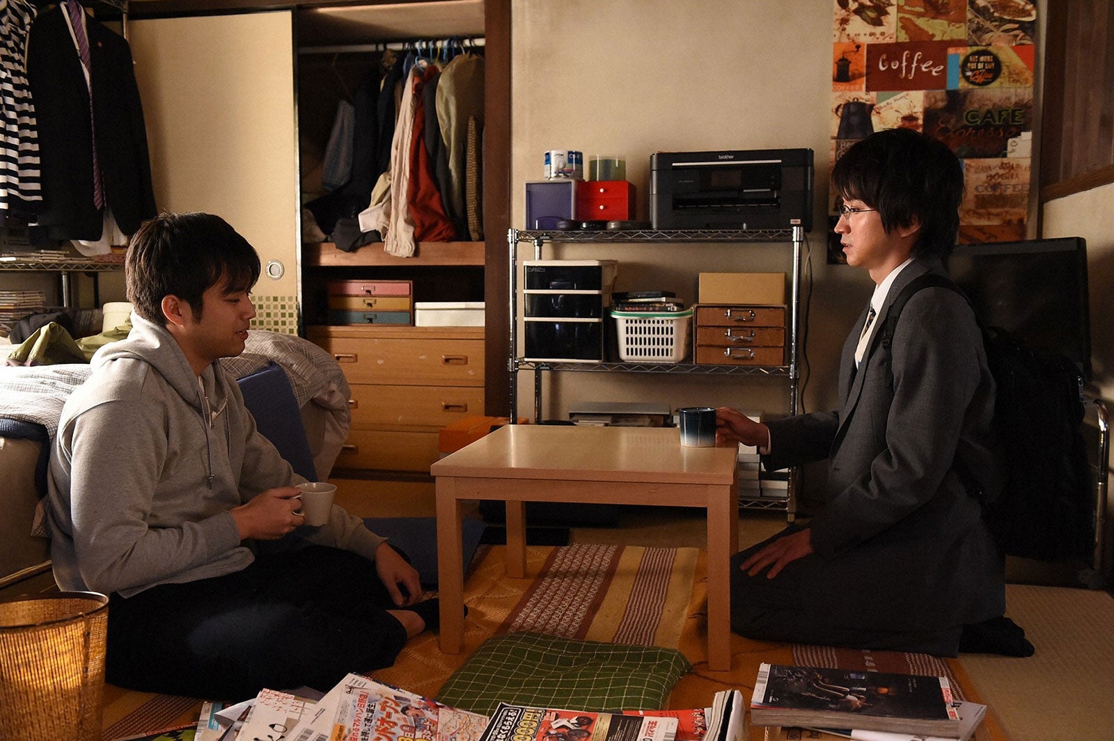 三浦貴大、藤原竜也／『リバース』第5話より（画像提供：TBS）