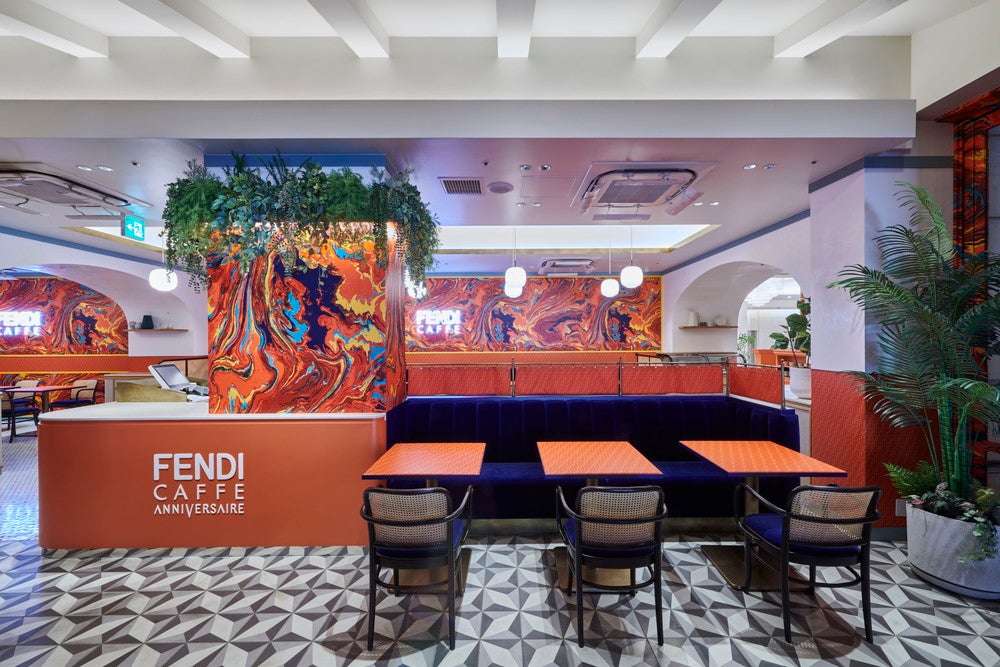 フェンディ カフェ バイ アニヴェルセル／画像提供：フェンディ ジャパン