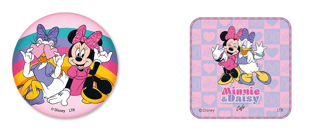 ぷにぷに缶ミラー税込1,320円、ミニタオル税込1,430円（C）Disney