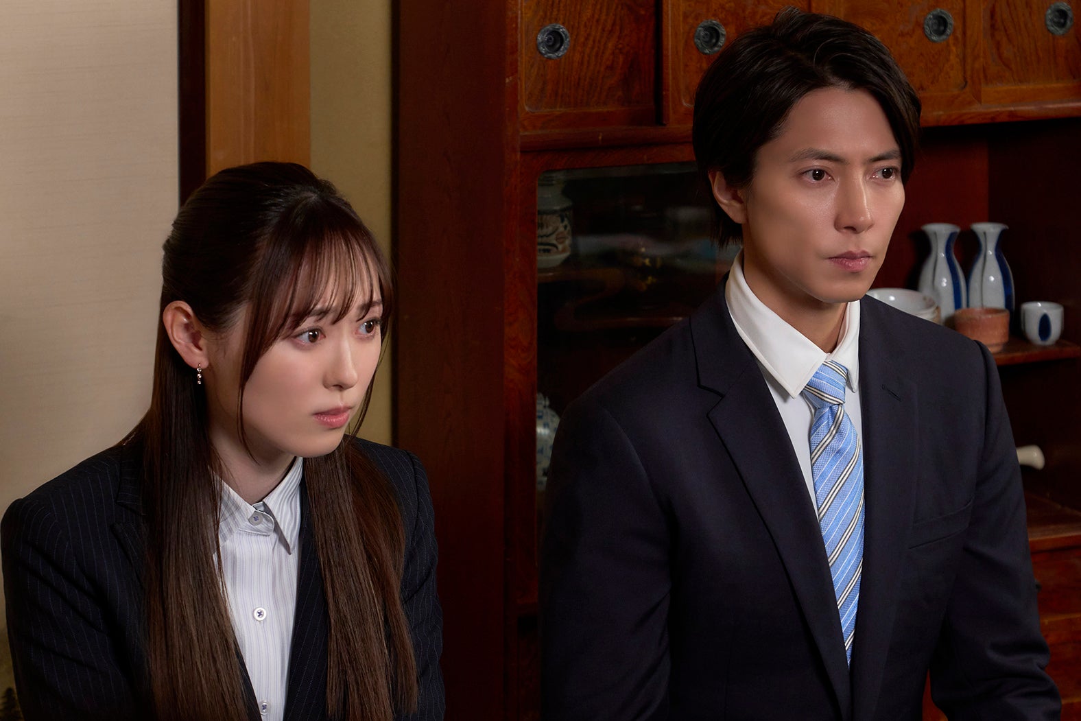 福原遥、山下智久（C）大谷アキラ・夏原武・水野光博／小学館（C）2026 映画『正直不動産』製作委員会