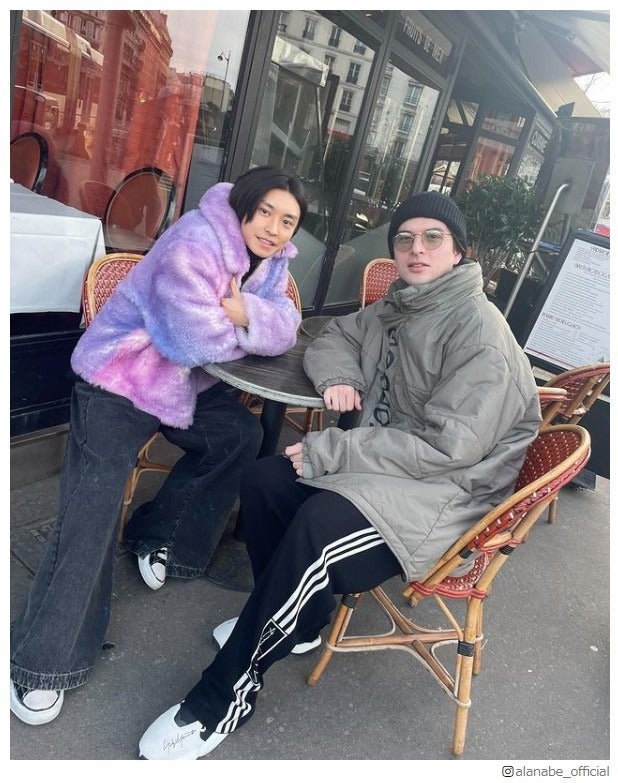 城田優＆7ORDER阿部顕嵐、フランスで再会 ランチ報告にファン沸く「兄弟みたい」「絵になる」