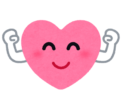 元気な心臓のキャラクター