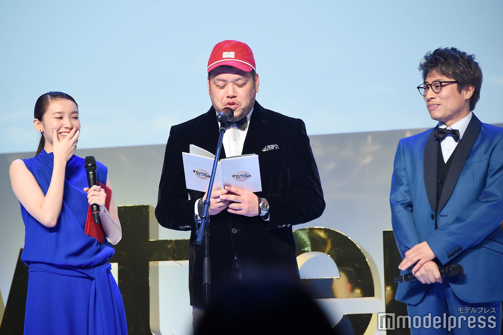 飯豊まりえ、くっきー、田村淳 （C）モデルプレス