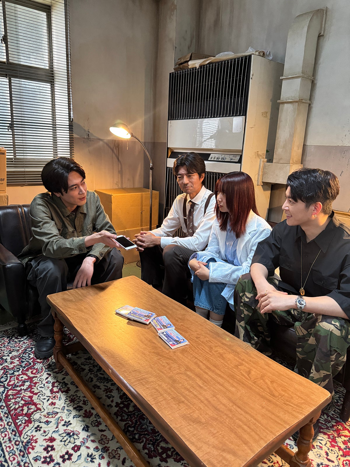 間宮祥太朗、仲村トオル、上白石萌歌、三山凌輝（C）TBS