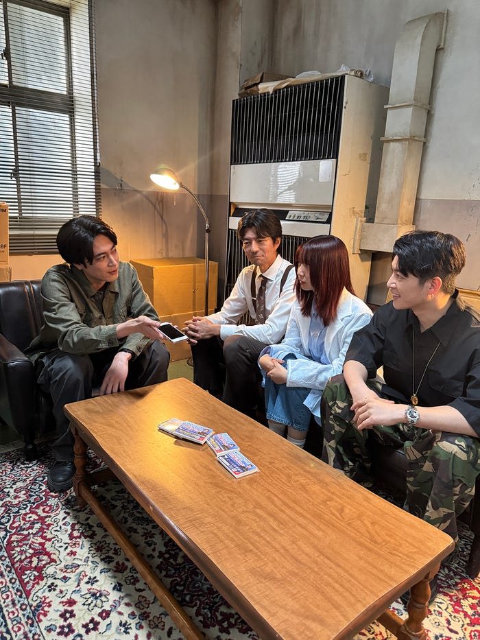 間宮祥太朗、仲村トオル、上白石萌歌、三山凌輝(C)TBS