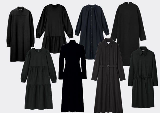 秋もやっぱり黒ワンピが使える 全身ユニクロ Guで顔タイプ別 黒ワンピース コーデ8連発 モデルプレス 秋もやっぱり黒ワンピが使える 全身ユニクロ Guで顔タイプ別 黒ワンピース コーデ8連発 モデルプレス