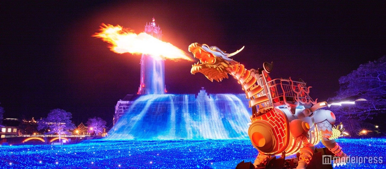 光のドラゴン／画像提供：ハウステンボス