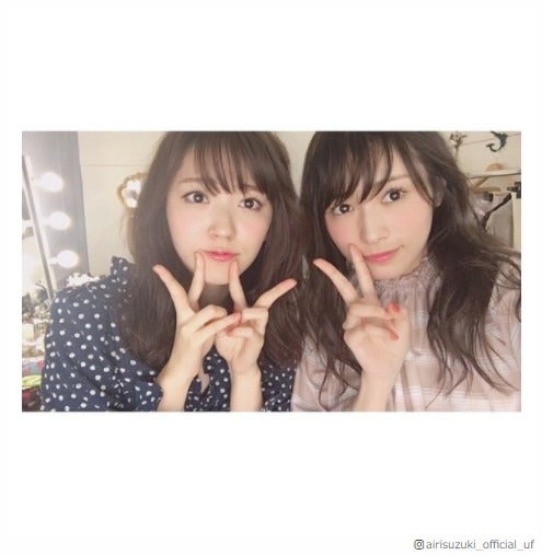 欅坂46渡辺梨加＆鈴木愛理、密着2ショットに「可愛いが溢れてる」「目の保養」と絶賛の声