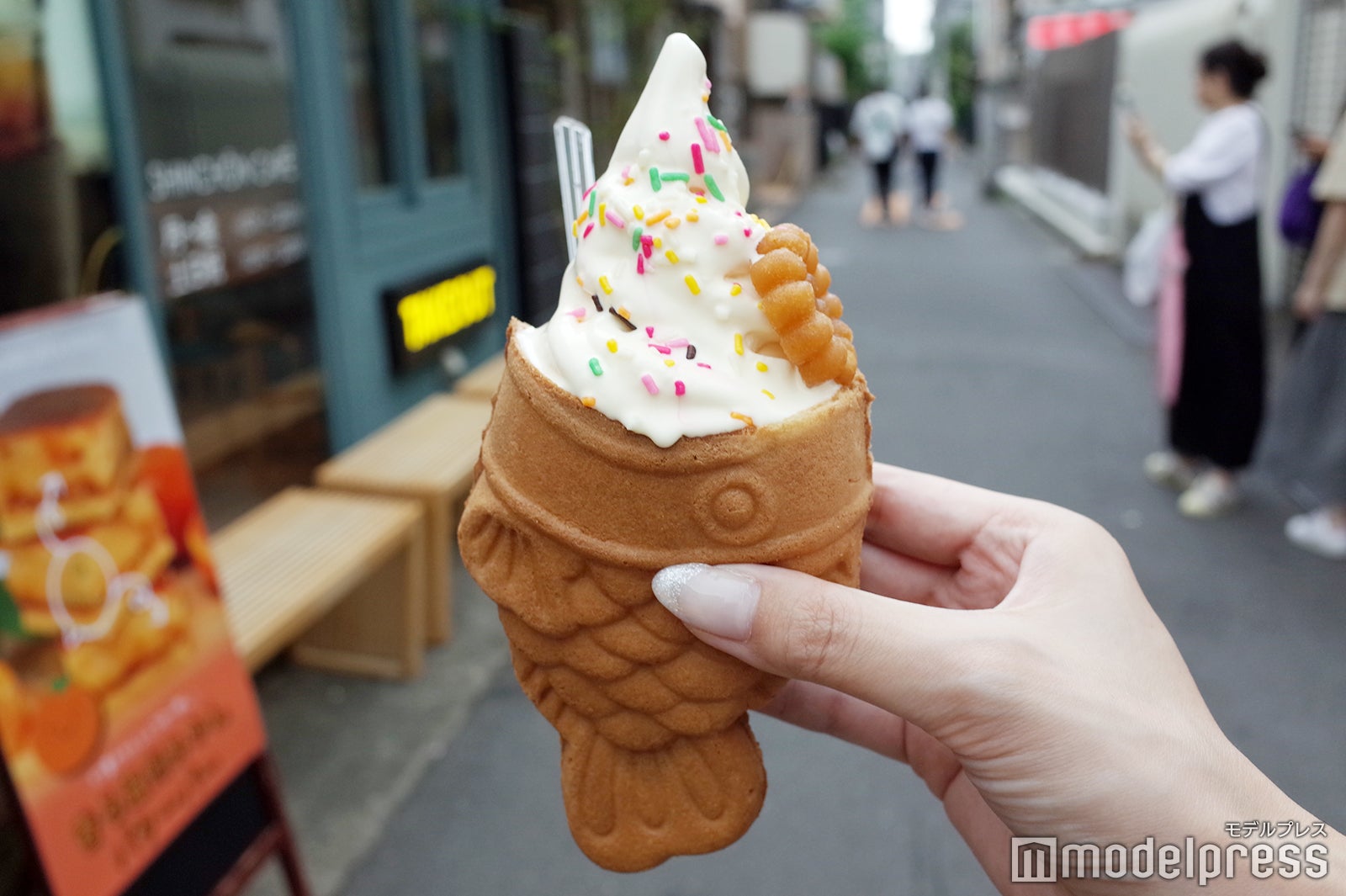 シンチョンカフェのアイスプンオパン￥500（C）モデルプレス