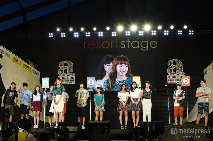 「a‐nation&GirlsAward lsland collection by non‐no」トークステージ