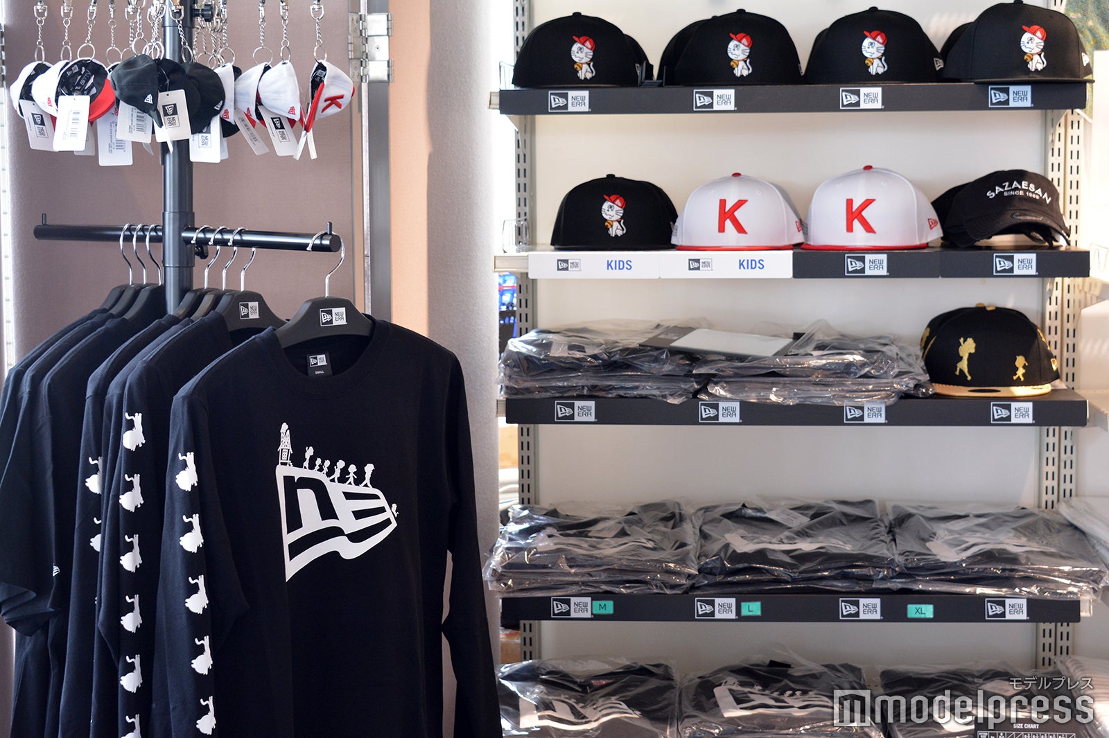 ニューエラ×サザエさんのコラボグッズ（C）モデルプレス