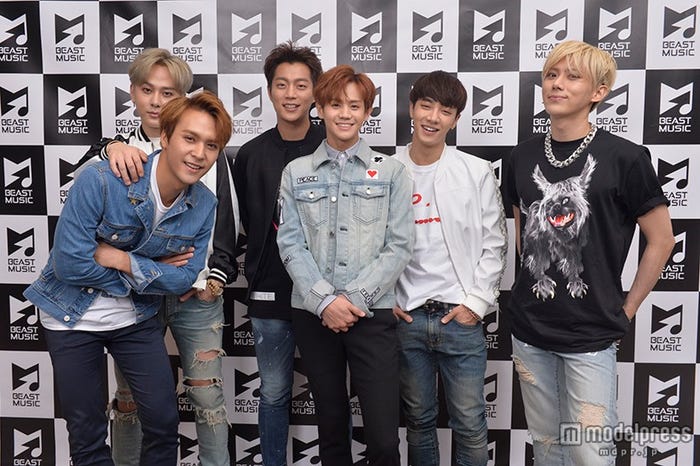 BEAST(左から)ドンウン、ジュンヒョン、ドゥジュン、ヨソプ、ギグァン、ヒョンスン