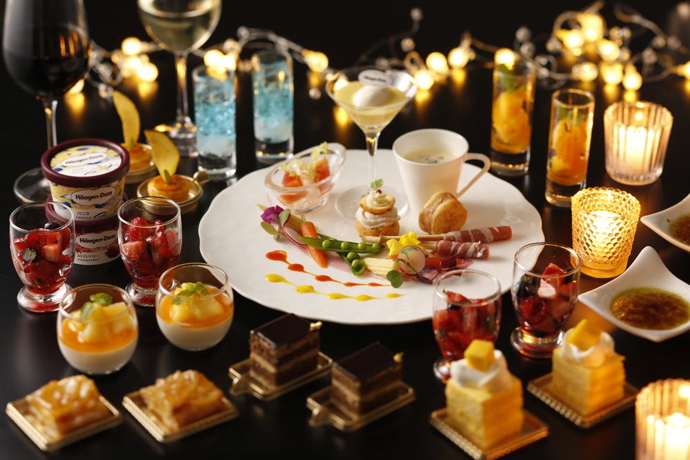 ハーゲンダッツ使用の一夜限定ナイトスイーツブッフェ、京王プラザホテルで開催