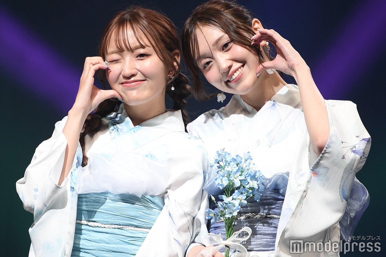 ねお＆野咲美優 、姉妹で“お揃いヘア” ルダハートが可愛い【学生ランウェイ2025 SUMMER】