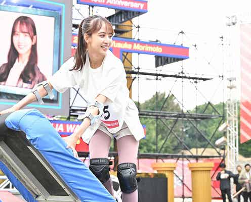 乃木坂46佐藤楓「SASUKE」で“粘り強さ”見せる