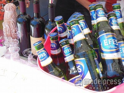 珍しいトルコビールも味わえる