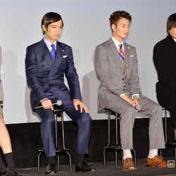 左から:新垣結衣、堺雅人、岡田将生、松平健