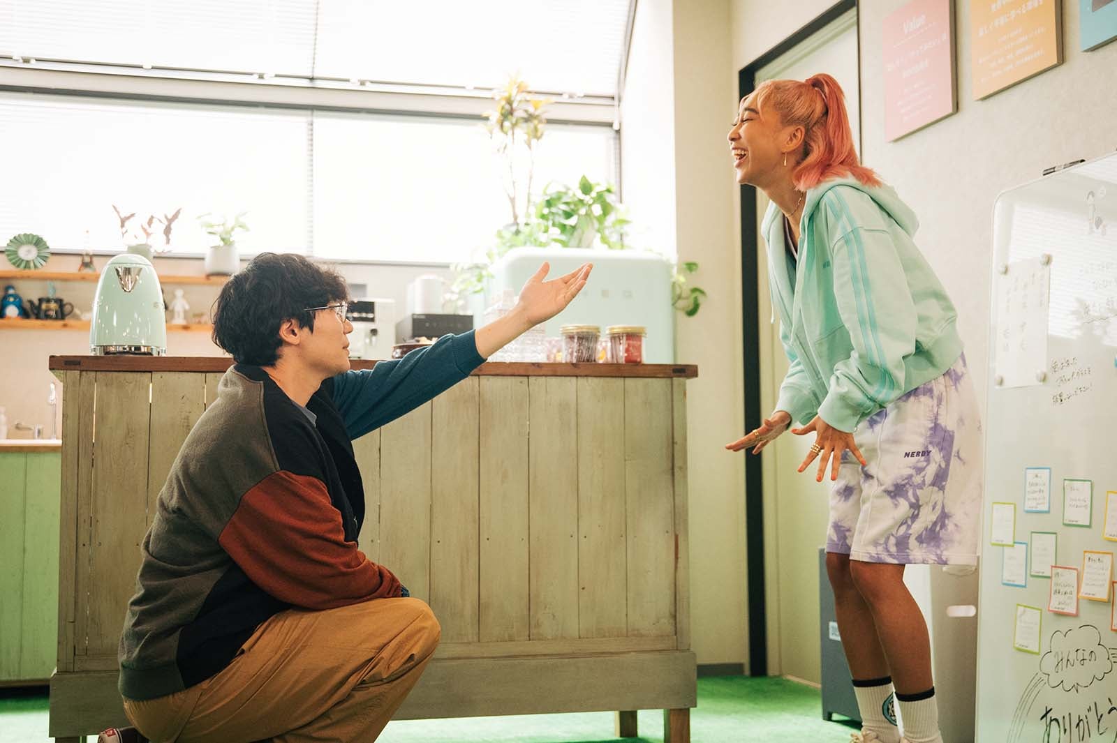 前原滉、青山テルマ／「ユニコーンに乗って」最終話より（C）TBSスパークル／TBS　撮影：加藤春日