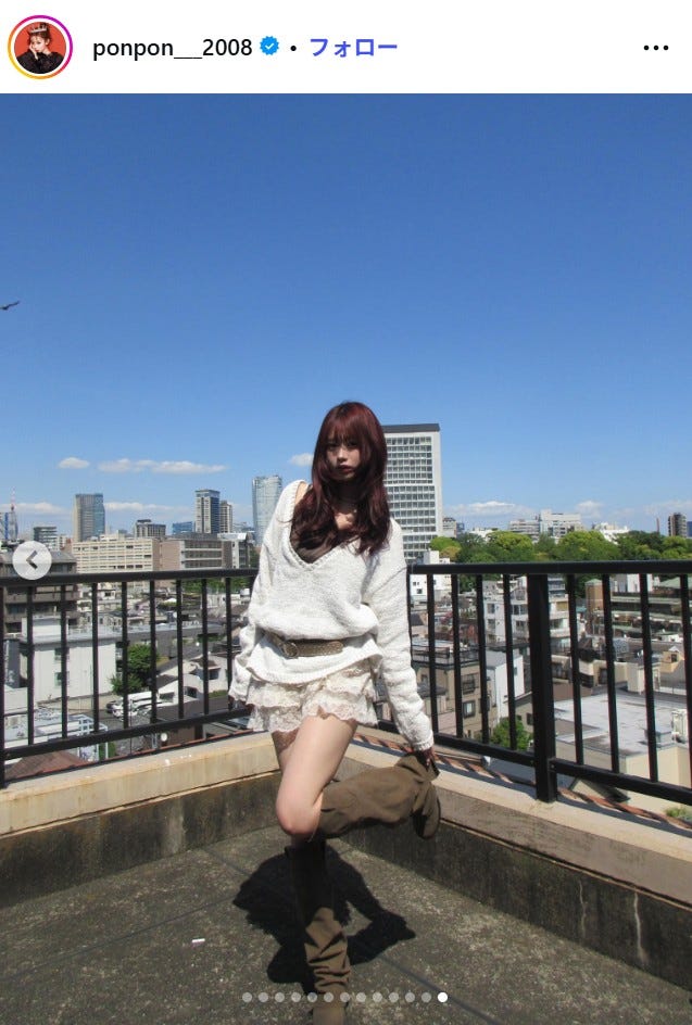 瀬川陽菜乃Instagramより