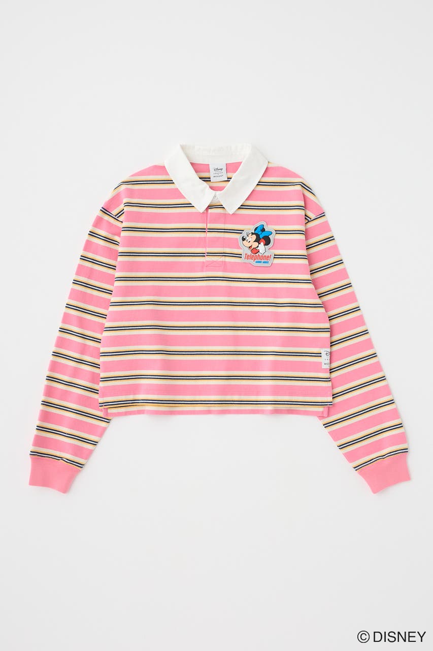 MD TELEPHONE LS ポロ/MINNIE¥12,980(税込)/ Disney SERIES CREATED by MOUSSY(C)Disney