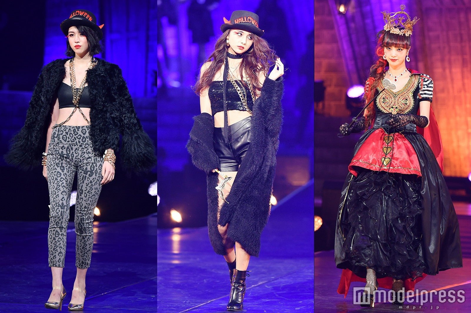 「ジャック・オー・ランド」に出演した（左から）三吉彩花、石田ニコル、新川優愛（C）モデルプレス