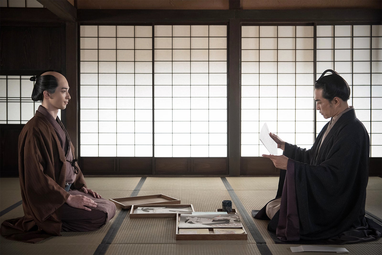 （左）横浜流星「べらぼう～蔦重栄華乃夢噺～」最終話（C）NHK