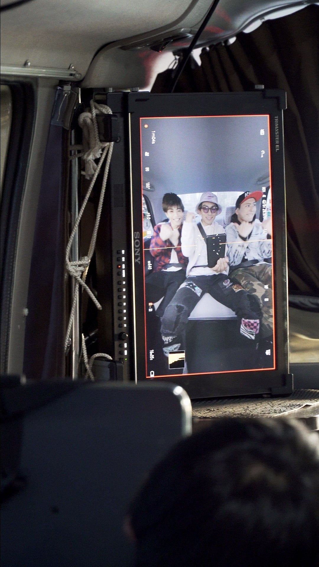 三代目 J SOUL BROTHERS“ミュージックスタンプ”ローンチムービーメイキング風景（提供画像）