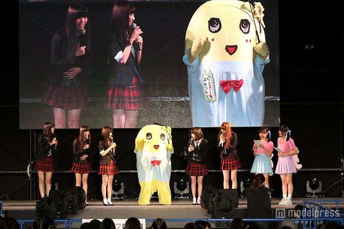 トークコーナーではふなっしーと共演