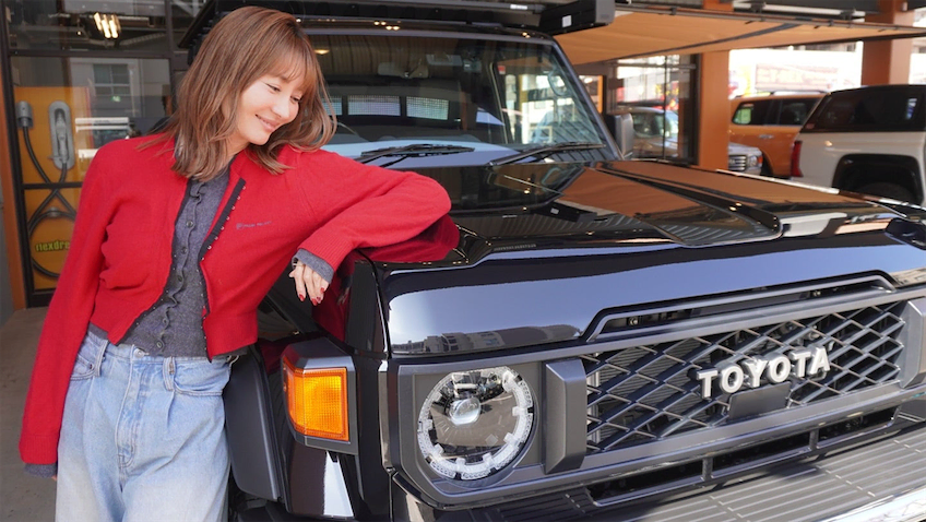 新山千春、20年愛用のJeepからランクル70へ電撃乗り換え 「四角・直角愛は変わらず」
