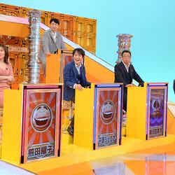 （上段左から）川島明、児嶋一哉（中段左から）熊田曜子、千原ジュニア、梅沢富美男（下段）浜田雅功 （C）ABCテレビ