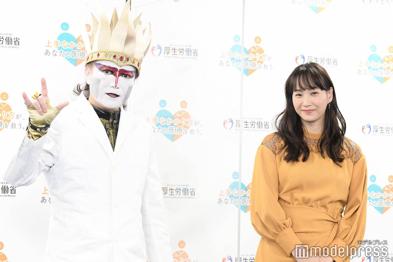 デーモン閣下、藤本美貴 （C）モデルプレス