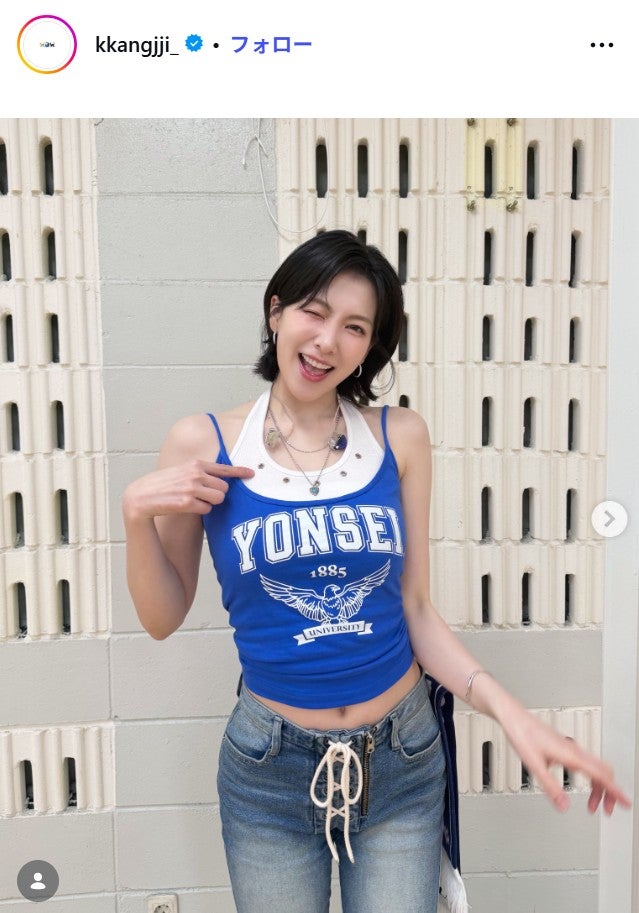 知英Instagramより