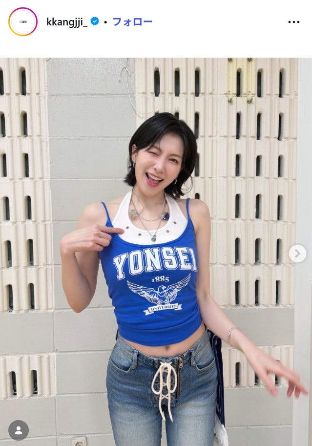 知英Instagramより