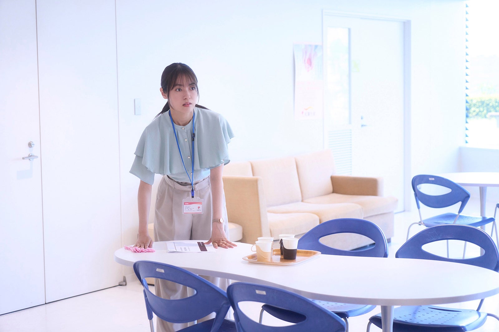 田辺桃子「癒やしのお隣さんには秘密がある」第11話より（C）日本テレビ