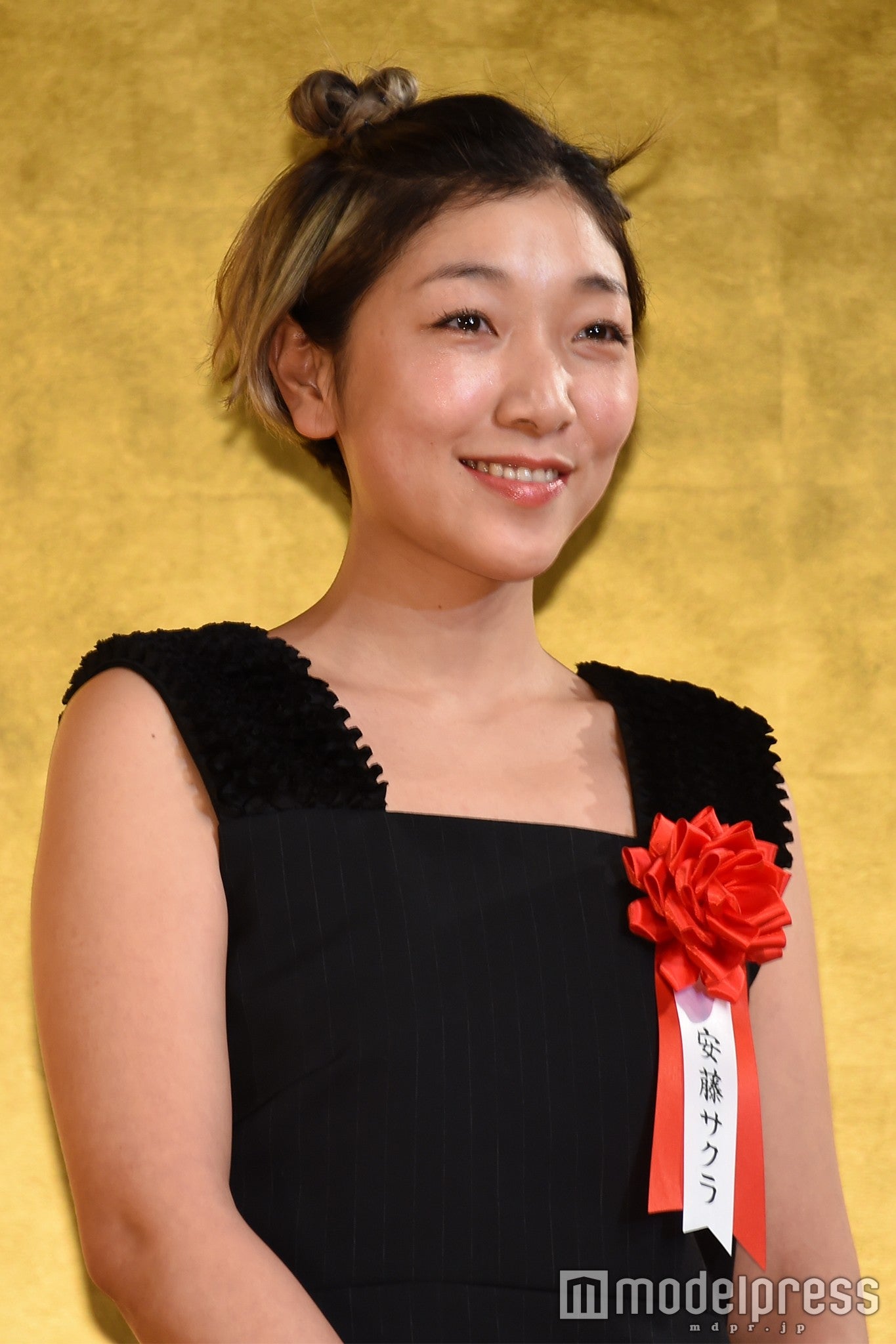 映画「百円の恋」の佐藤現氏のプレゼンターとして駆けつけた安藤サクラ（C）モデルプレス