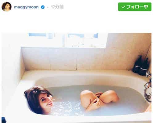 マギー、SEXY入浴ショット大胆公開「反則級」「どこまで見せちゃうの?」