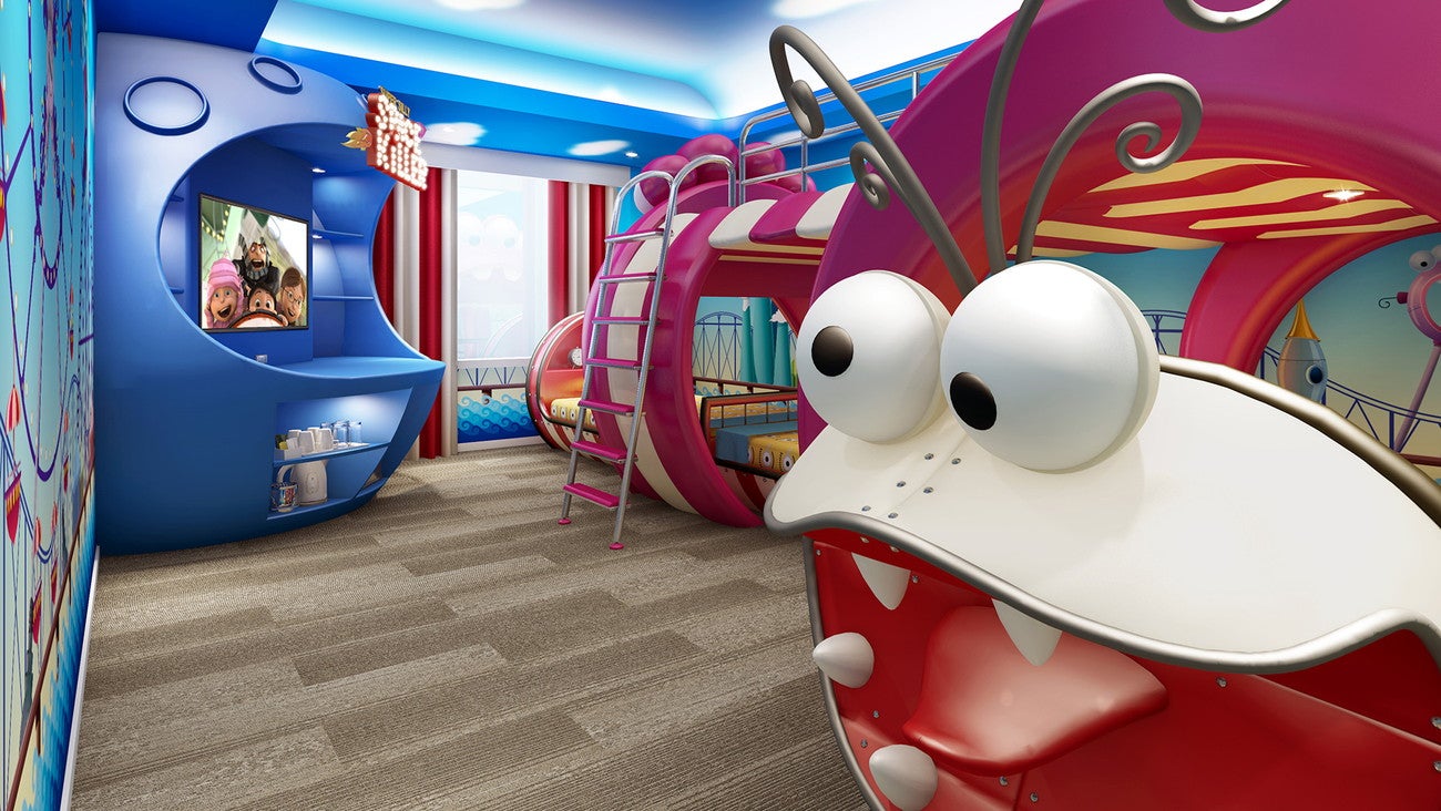 「ミニオンルーム 3 ～ 思い出の遊園地『スーパー・シリー・ファンランド』～」イメージ（提供画像）