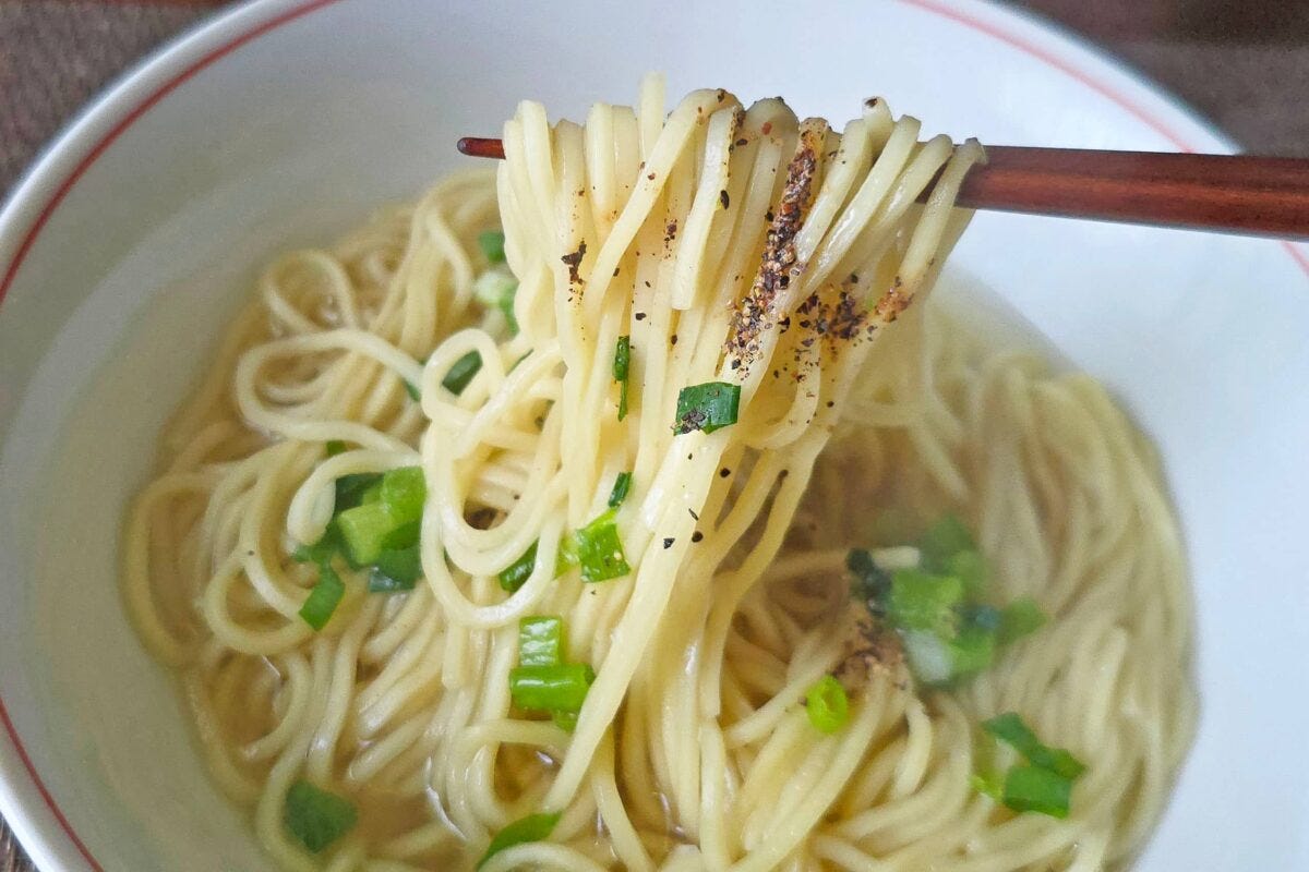 究極の汁そば・実食