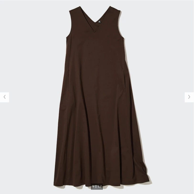 ユニクロ 夏 ワンピース ユニクロ uniqlo レディース アイテム おすすめ オススメ トレンド 人気 コスパ 使える おしゃれ お洒落 オシャレ 2022 夏 ワンピース ワンピ Aライン マーセライズコットン ノースリーブ