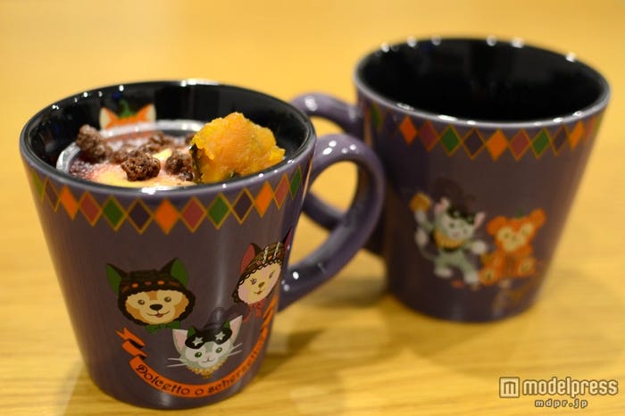 パンプキンとチーズクリームのカップデザート、スーベニアカップ付き¥850