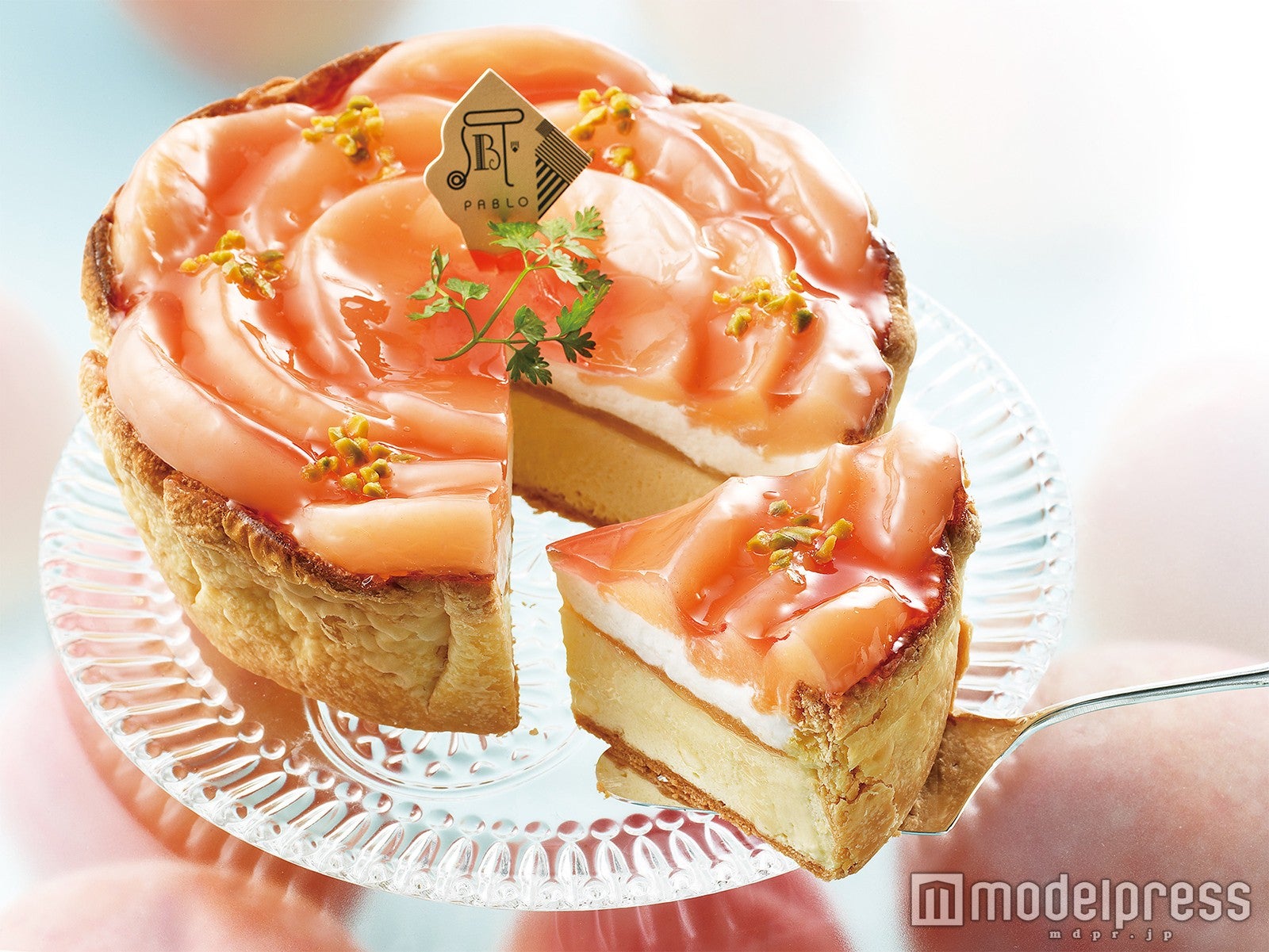 PABLO「白桃とヨーグルトクリームのチーズタルト」
